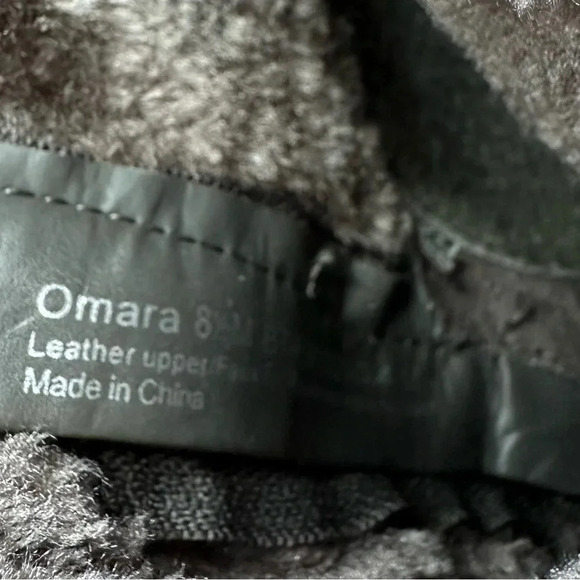 Baretraps womens ankle Omara booties size 8.5 gray suede faux fur wedge boots - Picture 10 of 11